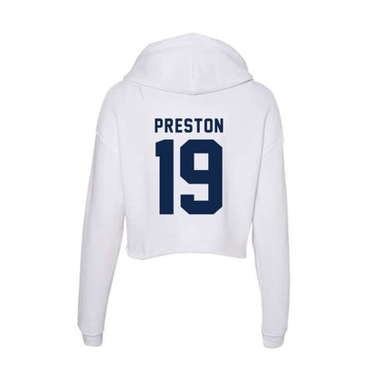Ole Miss - NCAA Football : MJ Preston - Women's Crop Fleece Hooded Sweatshirt-1