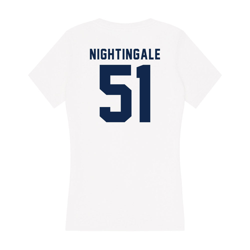 Ole Miss - NCAA Football : Trey Nightingale - Women's V-Neck T-Shirt-1