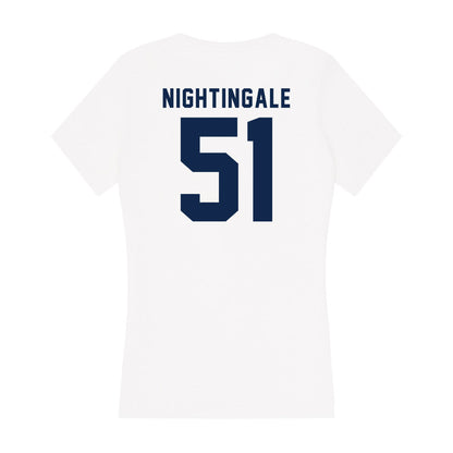 Ole Miss - NCAA Football : Trey Nightingale - Women's V-Neck T-Shirt-1