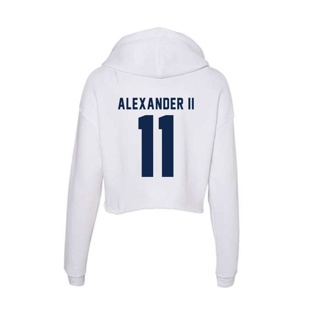 Ole Miss - NCAA Football : Hilton Deuce Alexander II - Women's Crop Fleece Hooded Sweatshirt-1