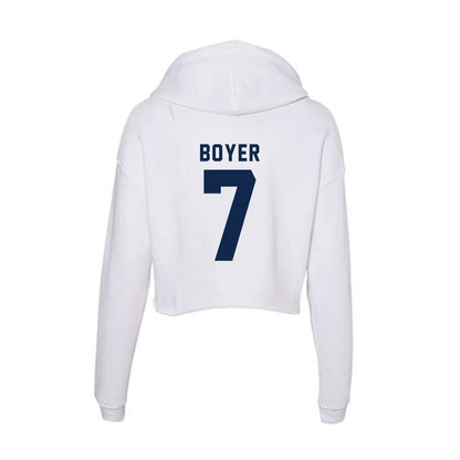 Ole Miss - NCAA Softball : Emilee Boyer - Women's Crop Fleece Hoodie-1