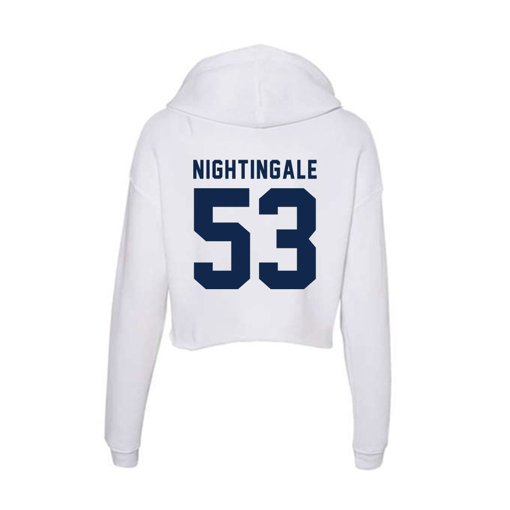 Ole Miss - NCAA Football : Trey Nightingale - Women's Crop Fleece Hoodie-1