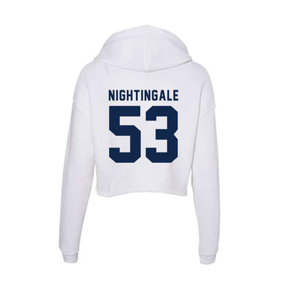Ole Miss - NCAA Football : Trey Nightingale - Women's Crop Fleece Hoodie-1