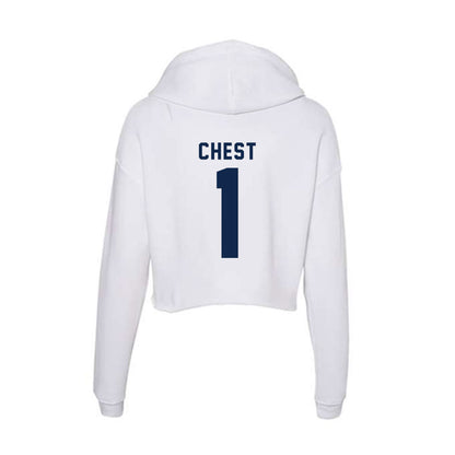 Ole Miss - NCAA Men's Basketball : Corey Chest - Women's Crop Fleece Hoodie-1