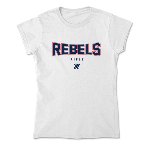 Ole Miss - NCAA Women's Rifle : Claudia Muzik - Soft Style Women’s T-Shirt-0