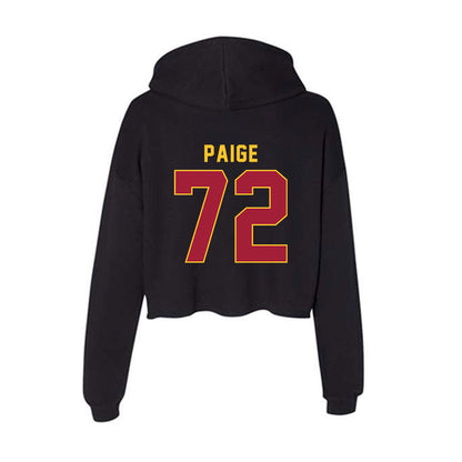 USC - NCAA Football : Elijah Paige - Women's Crop Fleece Hoodie-1