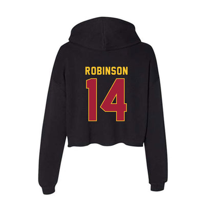 USC - NCAA Football : Ta'Mere Robinson - Women's Crop Fleece Hoodie-1
