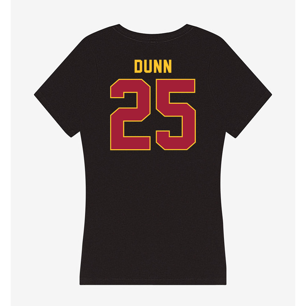 USC - NCAA Women's Basketball : Kara Dunn - Women's V-Neck T-Shirt-1