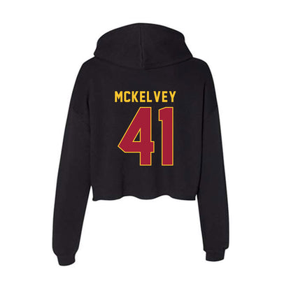 USC - NCAA Football : Cian McKelvey - Women's Crop Fleece Hoodie-1