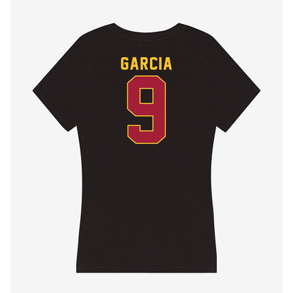 USC - NCAA Women's Lacrosse : Frankie Garcia - Women's V-Neck T-Shirt-1