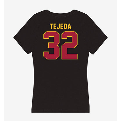USC - NCAA Baseball : Richard Tejeda - Women's V-Neck T-Shirt-1