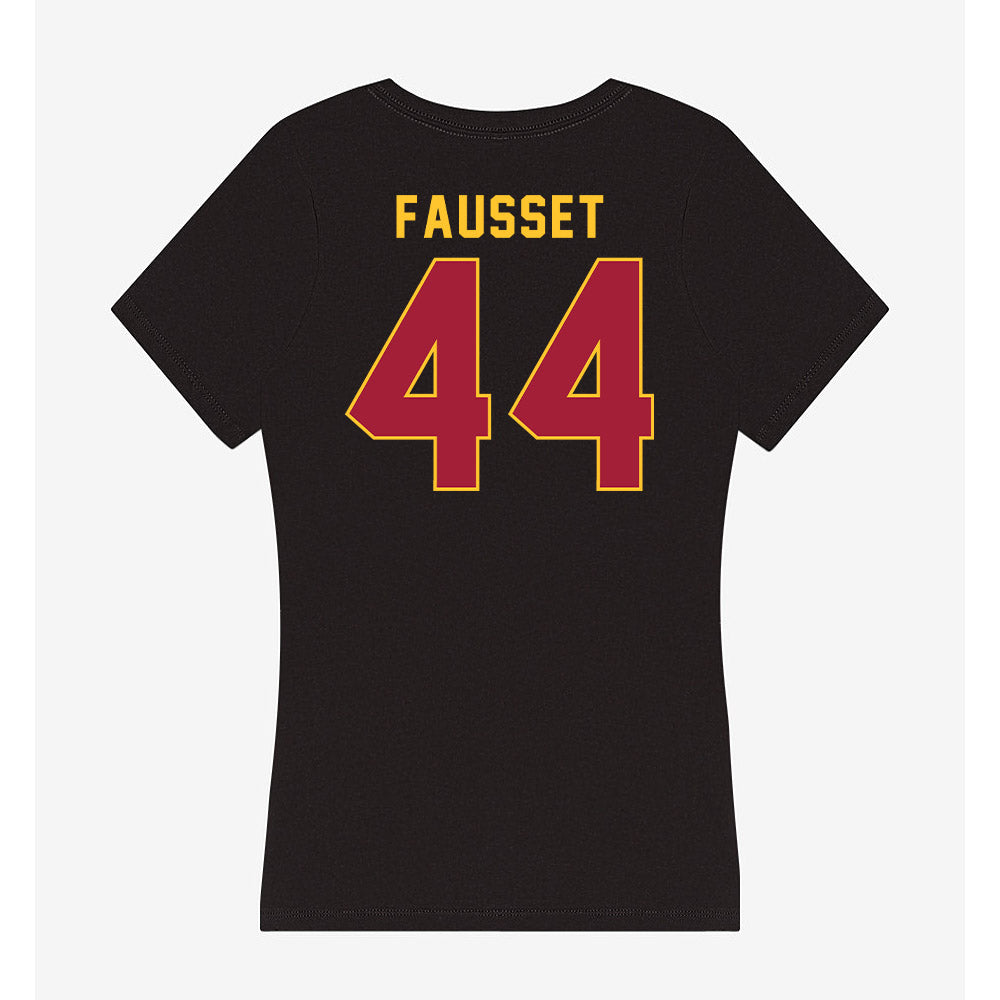 USC - NCAA Baseball : Cameron Fausset - Women's V-Neck T-Shirt-1