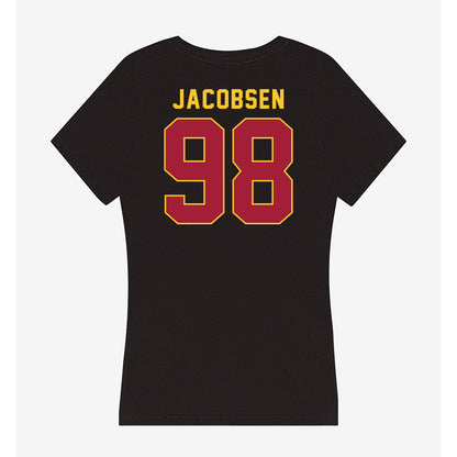 USC - NCAA Football : Cash Jacobsen - Women's V-Neck T-Shirt-1