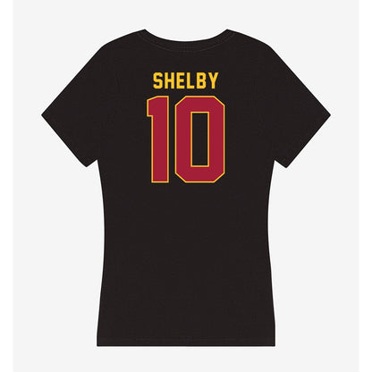 USC - NCAA Football : Braylan Shelby - Women's V-Neck T-Shirt-1