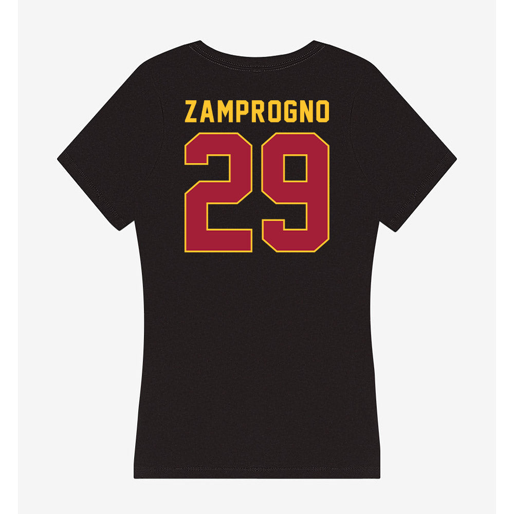 USC - NCAA Men's Volleyball : Thiago Zamprogno - Women's V-Neck T-Shirt-1