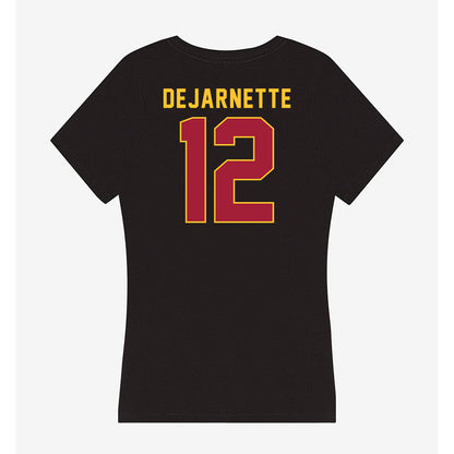 USC - NCAA Women's Lacrosse : Sophia DeJarnette - Women's V-Neck T-Shirt-1
