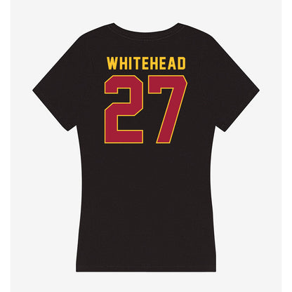 USC - NCAA Baseball : Ace Whitehead - Women's V-Neck T-Shirt-1