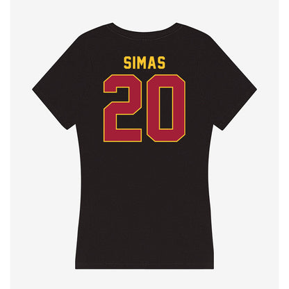 USC - NCAA Women's Soccer : Ines Simas - Women's V-Neck T-Shirt-1