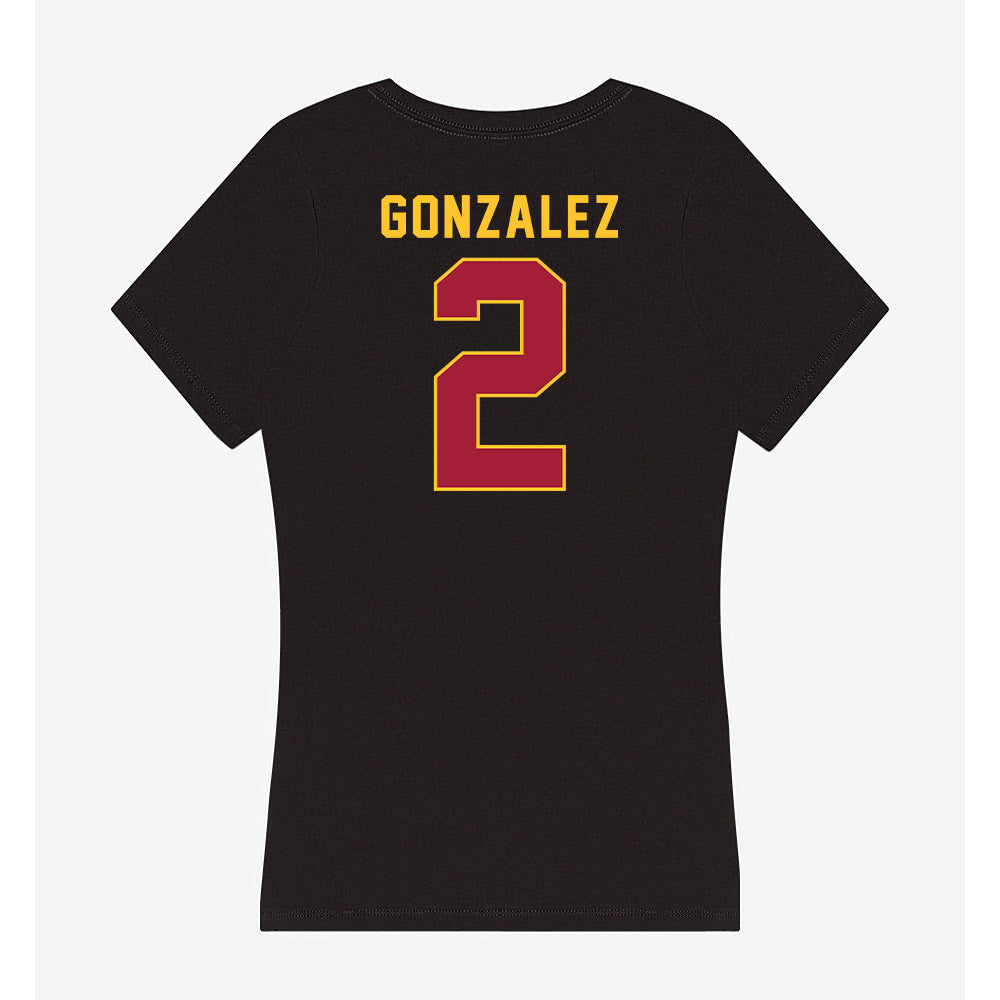USC - NCAA Women's Soccer : Alyssa Gonzalez - Women's V-Neck T-Shirt-1