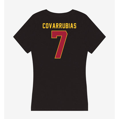 USC - NCAA Baseball : Abbrie Covarrubias - Women's V-Neck T-Shirt-1