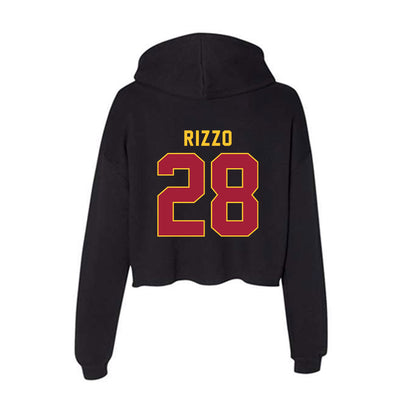 USC - NCAA Baseball : Garren Rizzo - Women's Crop Fleece Hoodie-1