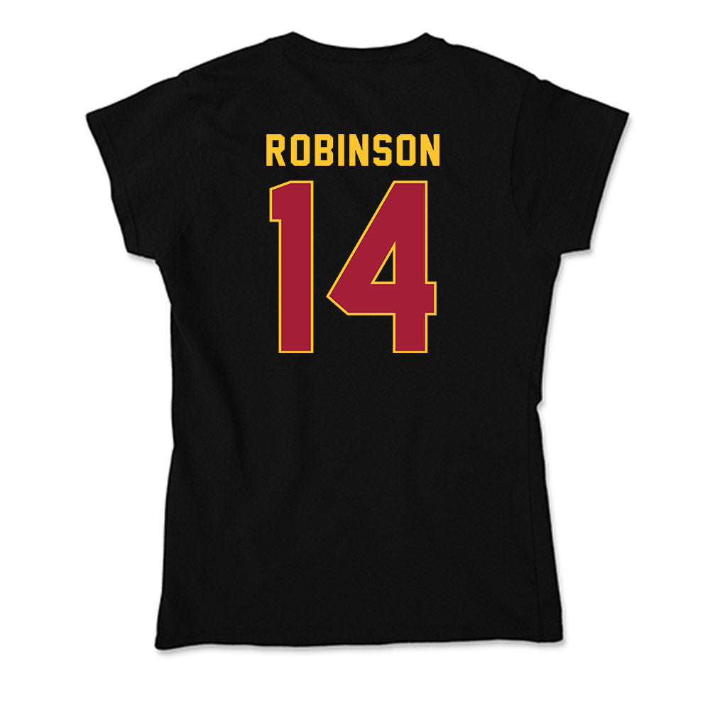 USC - NCAA Football : Ta'Mere Robinson - Soft Style Women’s T-Shirt-1