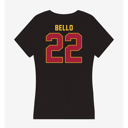 USC - NCAA Women's Soccer : Edra Bello - Women's V-Neck T-Shirt-1