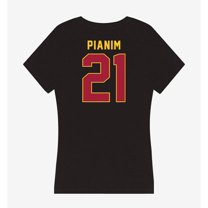 USC - NCAA Women's Soccer : Amalie Pianim - Women's V-Neck T-Shirt-1