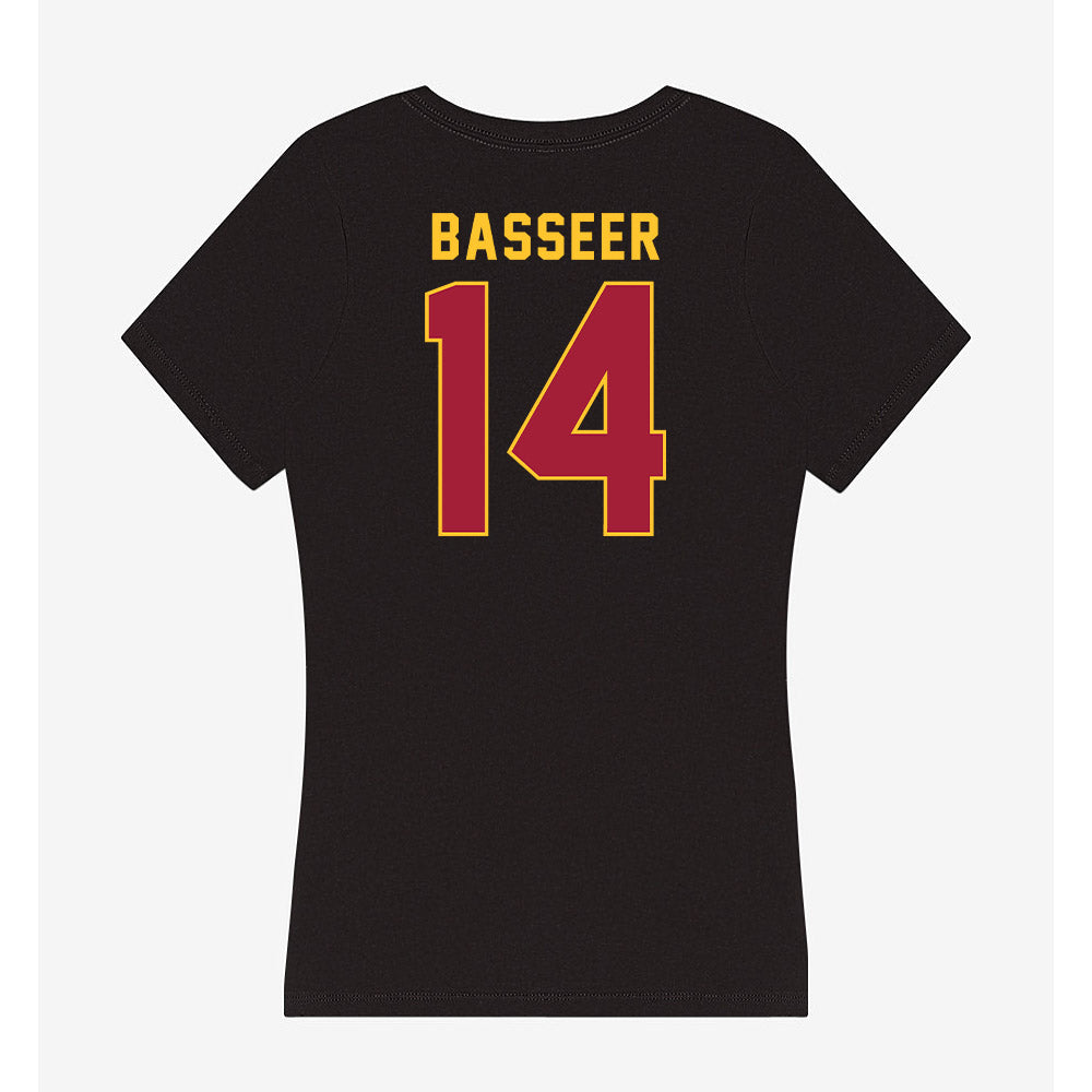 USC - NCAA Baseball : Jack Basseer - Women's V-Neck T-Shirt-1