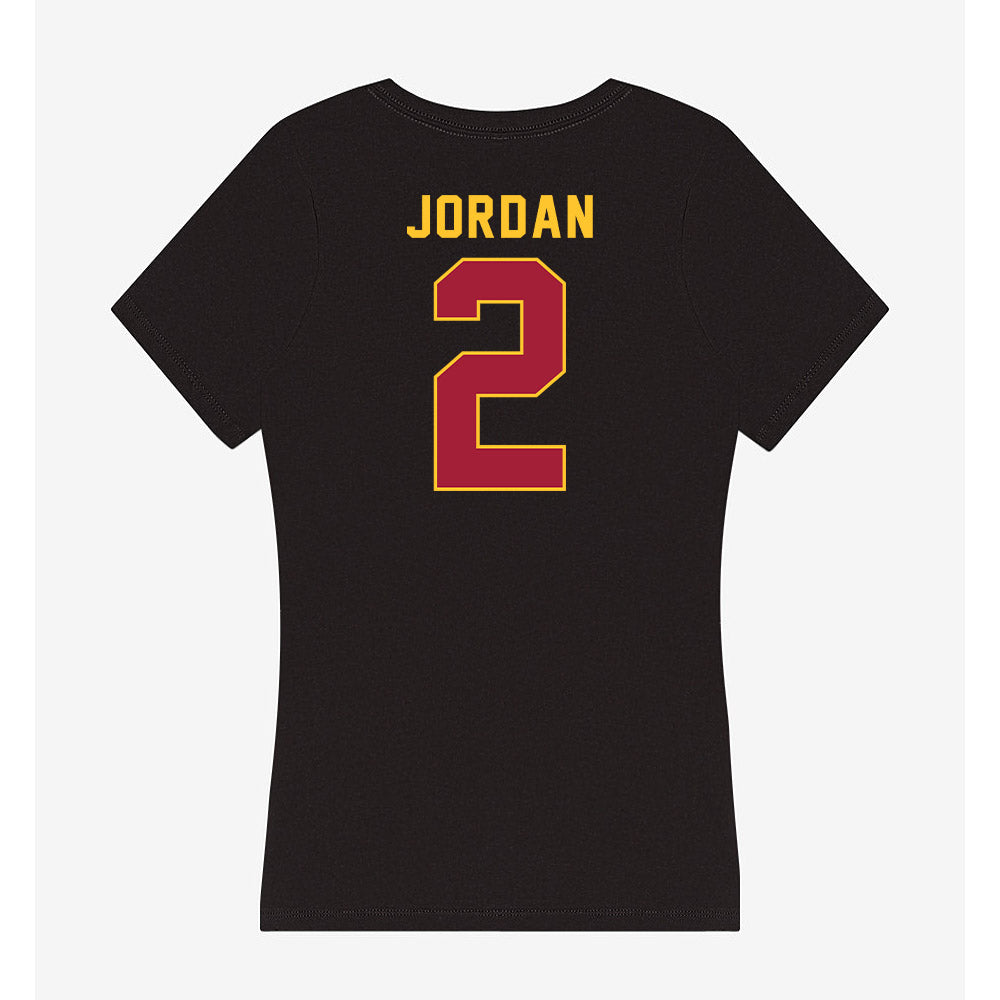 USC - NCAA Football : Waymond Jordan - Women's V-Neck T-Shirt-1