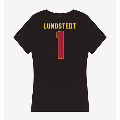 USC - NCAA Women's Lacrosse : Jenna Lundstedt - Women's V-Neck T-Shirt-1