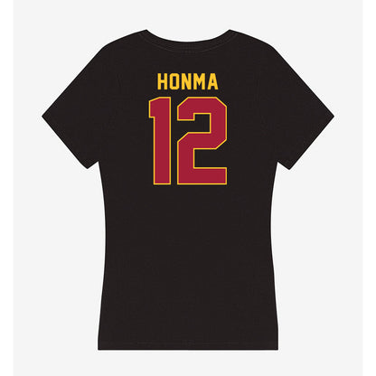 USC - NCAA Baseball : Logan Honma - Women's V-Neck T-Shirt-1