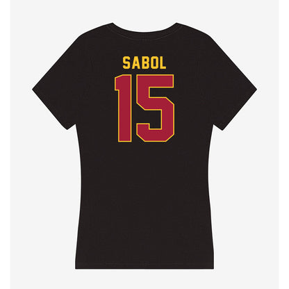 USC - NCAA Baseball : Jarett Sabol - Women's V-Neck T-Shirt-1