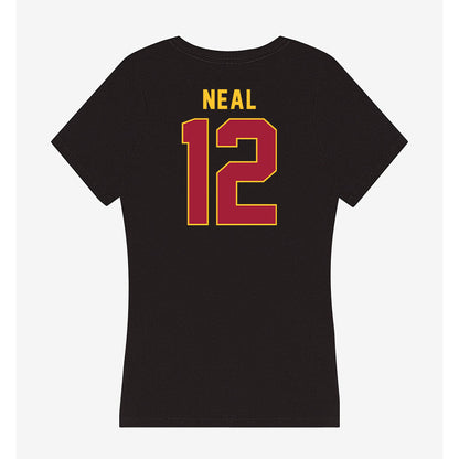 USC - NCAA Men's Basketball : EJ Neal - Women's V-Neck T-Shirt-1