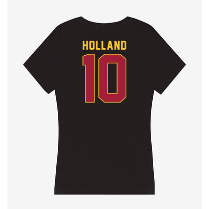 USC - NCAA Women's Lacrosse : Hadley Holland - Women's V-Neck T-Shirt-1