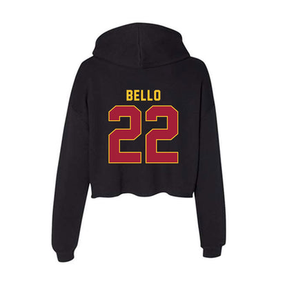 USC - NCAA Women's Soccer : Edra Bello - Women's Crop Fleece Hoodie-1