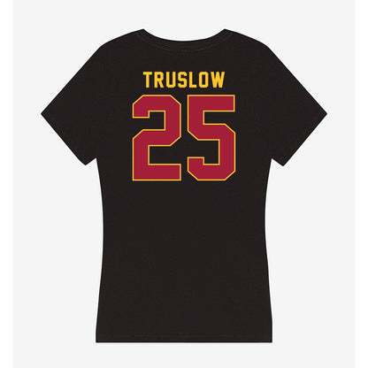 USC - NCAA Beach Volleyball : Kaileigh Truslow - Women's V-Neck T-Shirt-1