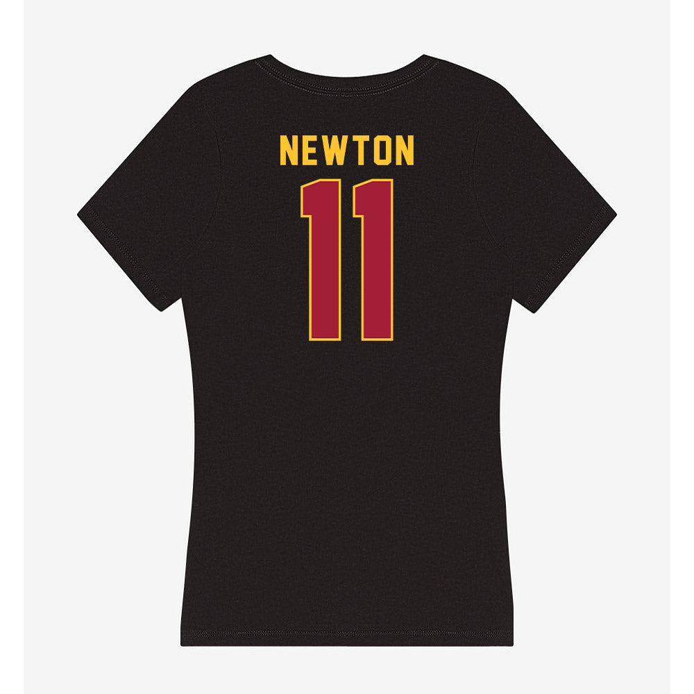 USC - NCAA Women's Lacrosse : Haley Newton - Women's V-Neck T-Shirt-1