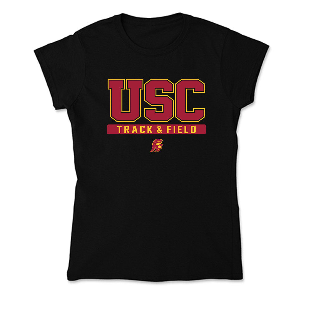 USC - NCAA Women's Track & Field : Dajaz DeFrand - Soft Style Women’s T-Shirt-0