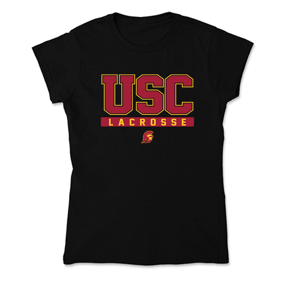 USC - NCAA Women's Lacrosse : Riley Vasile - Soft Style Women’s T-Shirt-0
