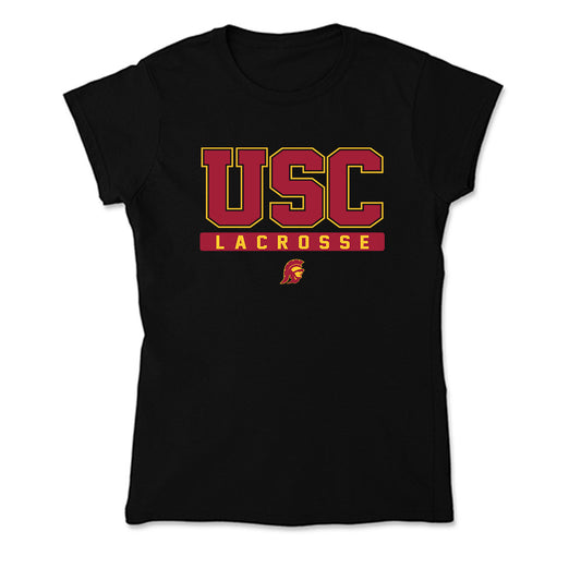 USC - NCAA Women's Lacrosse : Riley Vasile - Soft Style Women’s T-Shirt-0