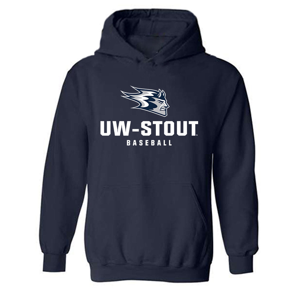 UW Stout - NCAA Baseball : Grant Ingram - Hooded Sweatshirt-0
