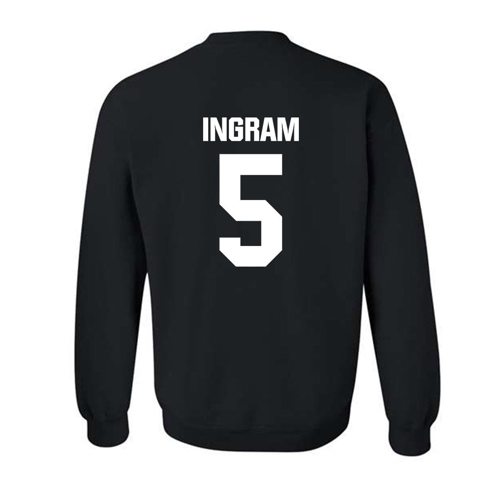 UW Stout - NCAA Baseball : Grant Ingram - Crewneck Sweatshirt-1