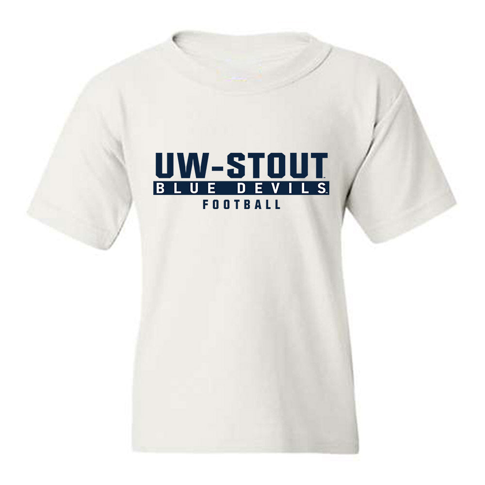 UW Stout - NCAA Football : Miles Burke - Youth T-Shirt-0
