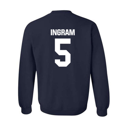 UW Stout - NCAA Baseball : Grant Ingram - Crewneck Sweatshirt-1
