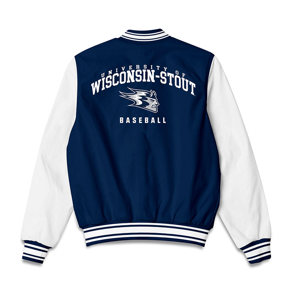 UW Stout - NCAA Baseball : Grant Ingram - Bomber Jacket-1