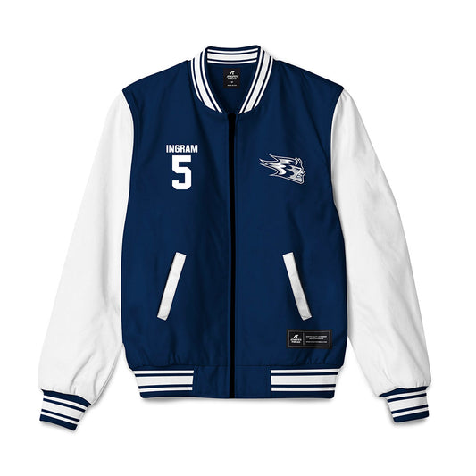 UW Stout - NCAA Baseball : Grant Ingram - Bomber Jacket-0
