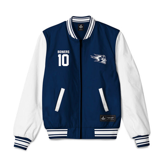 UW Stout - NCAA Baseball : Leyten Bowers - Bomber Jacket-0