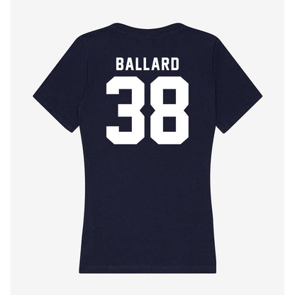 Georgia Tech - NCAA Baseball : Carson Ballard - Women's V-Neck T-Shirt-1