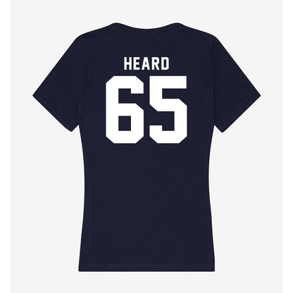Georgia Tech - NCAA Football : Courtney Heard - Women's V-Neck T-Shirt-1